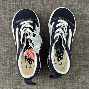 Vans Old Skool Elastic Lace Sneakers. Toddler Size 9.